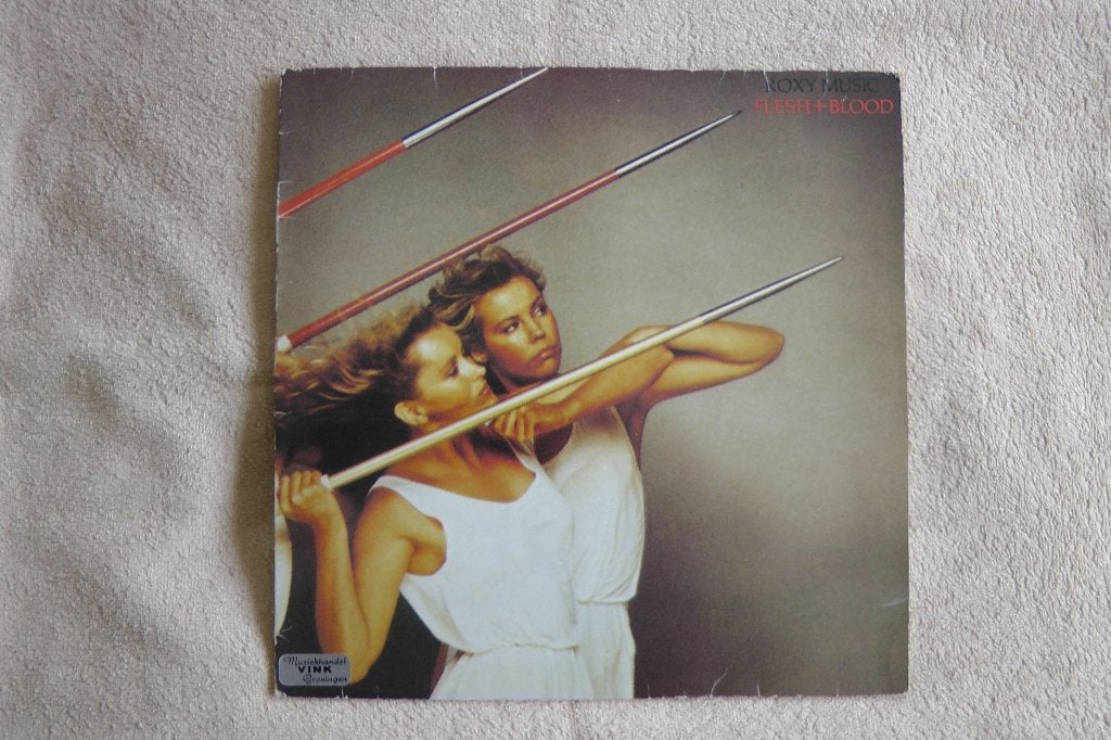 Roxy Music LP: Flesh and blood, Cd's en Dvd's, Vinyl | Rock, Gebruikt, Ophalen of Verzenden, Inclusief binnenhoes, 12 inch