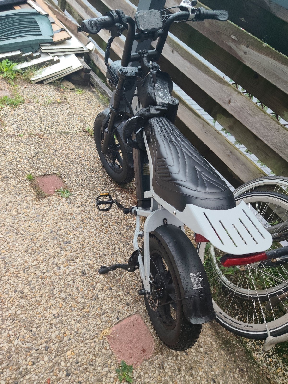 V20 pro fatbike mini grijs ruilen tegen 45km auto, Ophalen