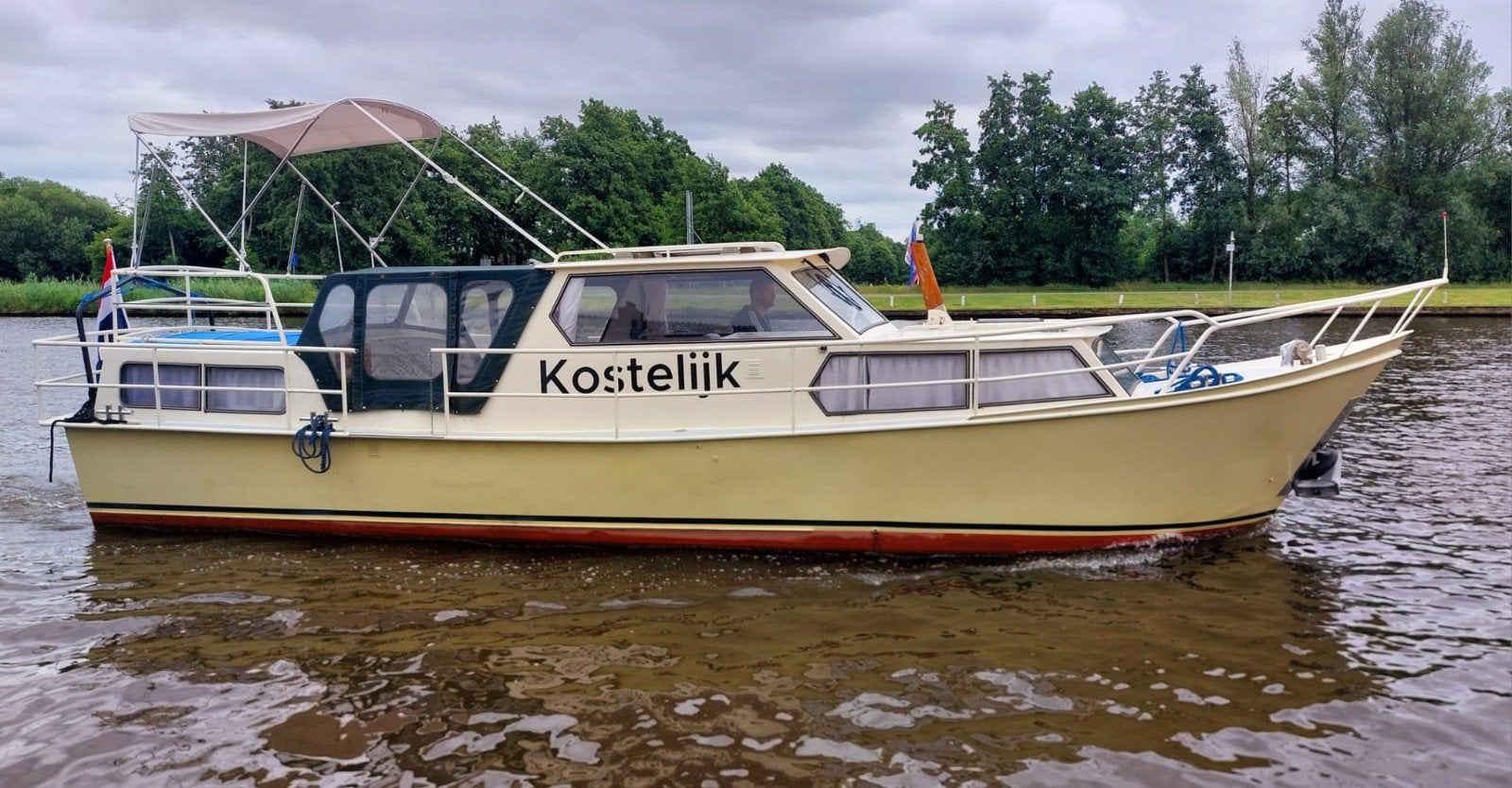 Hooveld 1000 kruiser recente Sole diesel en Boegschroef, 10 m, Gebruikt, Binnenboordmotor, Diesel