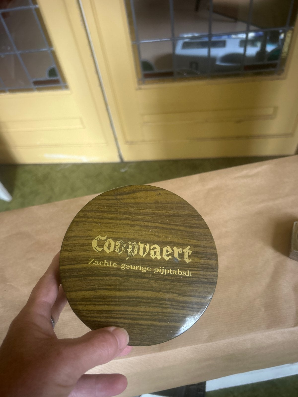 Vintage DE Coopvaert Tabaksblik met Schepen, Ophalen of Verzenden