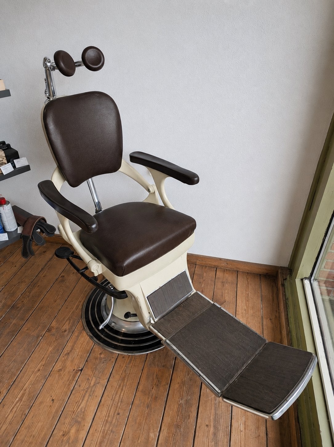 Vintage barberstoel, Ophalen of Verzenden