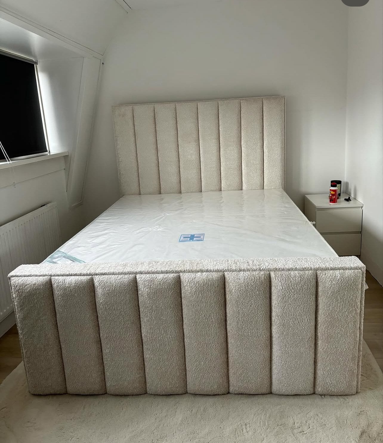 Boxspring bed 160, Ophalen of Verzenden, Zo goed als nieuw, Tweepersoons, 160 cm