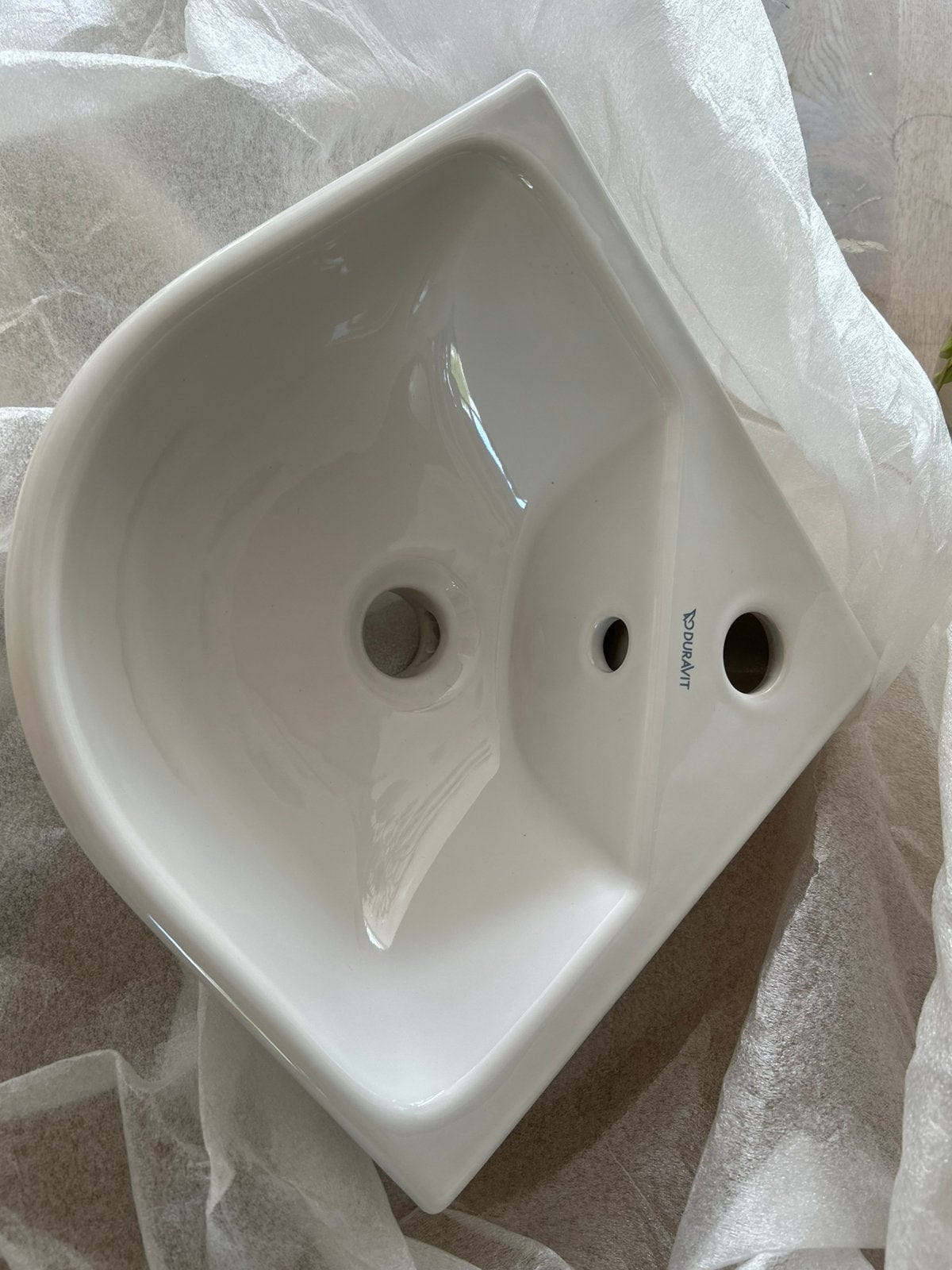Wastafel toilet duravit wit nieuw, Ophalen of Verzenden, Nieuw, Toilet