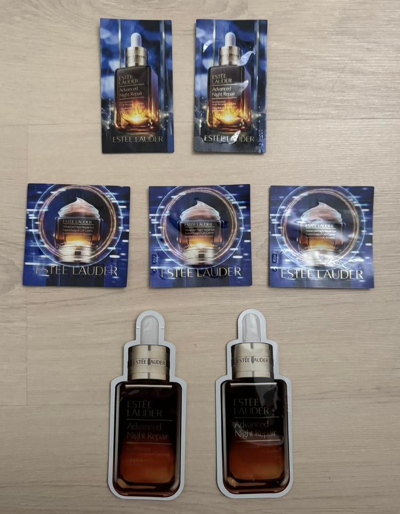 Estee Lauder advanced night repair 7 stuks, Verzenden, Nieuw, Gehele gezicht, Verzorging