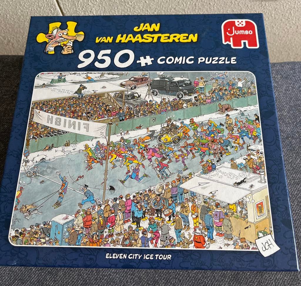 Jan van Haasteren Elfstedentocht/kruidvat  950 stukjes, Ophalen of Verzenden, 500 t/m 1500 stukjes, Zo goed als nieuw, Legpuzzel