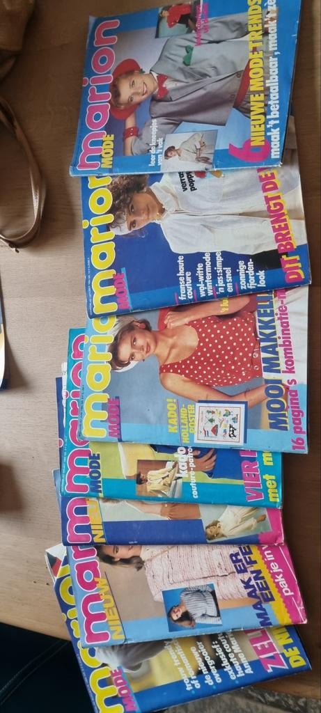 Marion Mode Tijdschriften - Diverse Uitgaven, Ophalen of Verzenden, Gelezen, Damesbladen