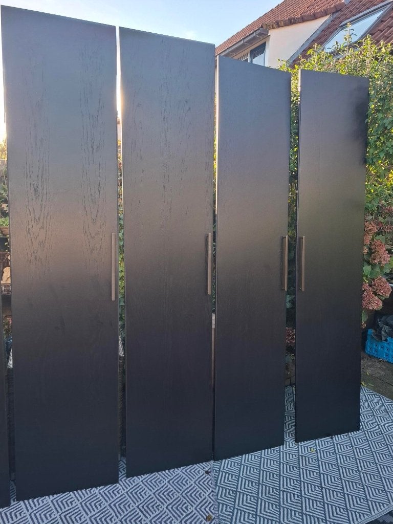 Bruin/zwarte IKEA PAX deuren, Ophalen, Gebruikt, 200 cm of meer, 50 tot 100 cm
