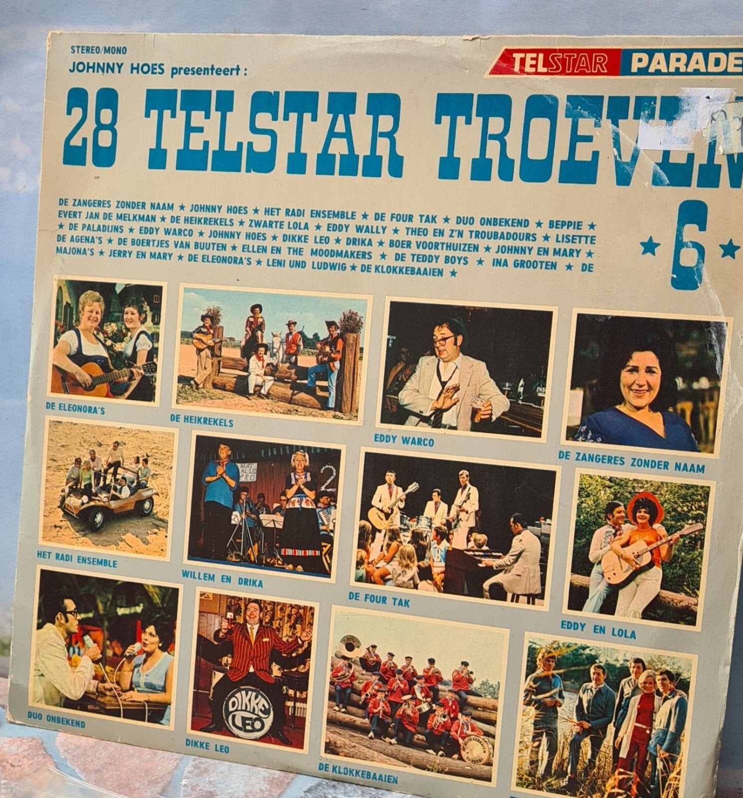 28 Telstar Troeven - Johnny Hoes presenteert (LP), Ophalen of Verzenden, Gebruikt, Volksmuziek, Verzamelalbum
