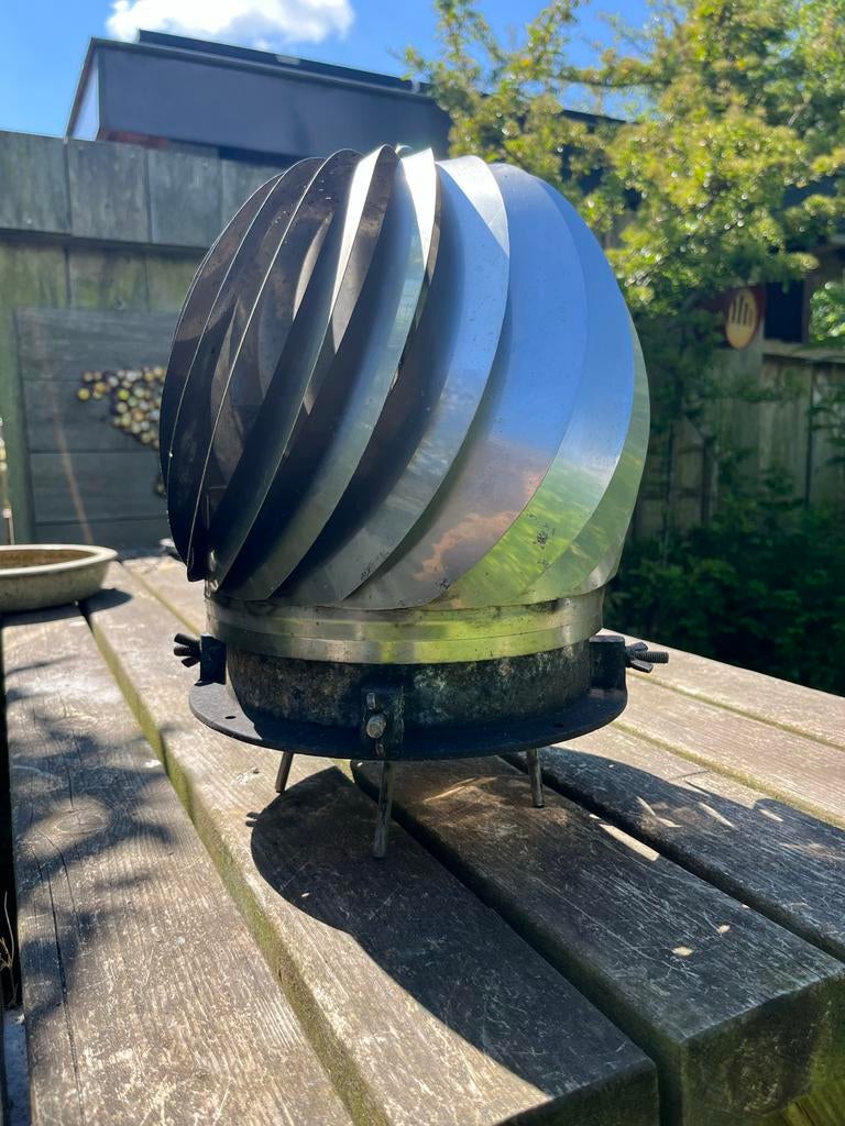 Aspirotor RVS Schoorsteenventilator Ø 20 cm, Ophalen, Zo goed als nieuw, Ventilator