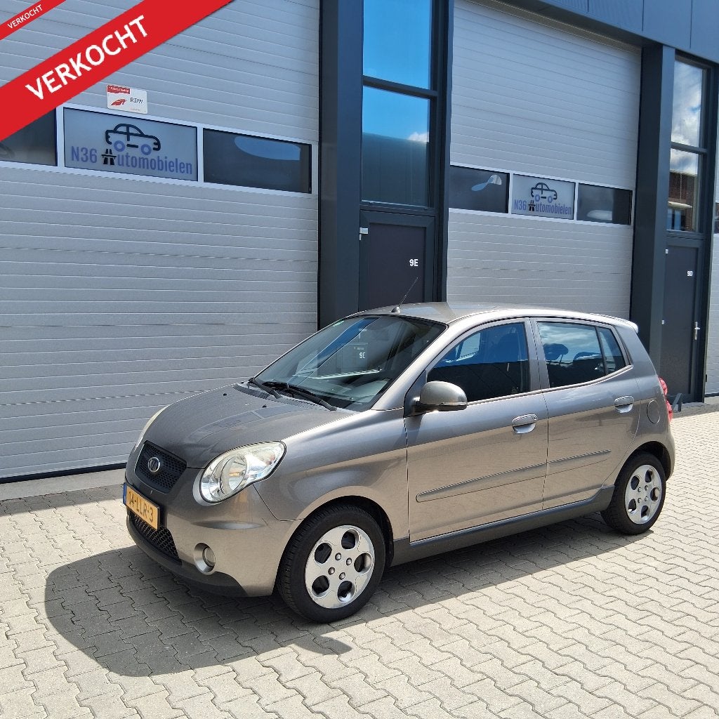 Kia Picanto1.0 X-exe/2010/D-riem vervangen/Airco/LUXE/N.A.P, Stof, Zwart, 4 cilinders, 400 kg