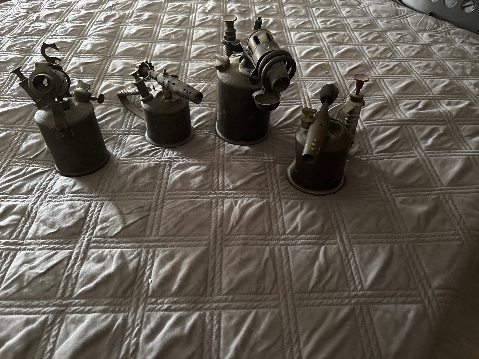 Set van 4 Antieke Schilder/Loodgieter Branders, Ophalen