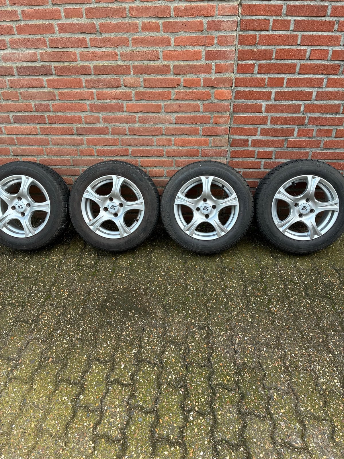 Winterbanden met velgen  voor fiat 500, Auto-onderdelen, Ophalen, 14 inch, Gebruikt, 175 mm