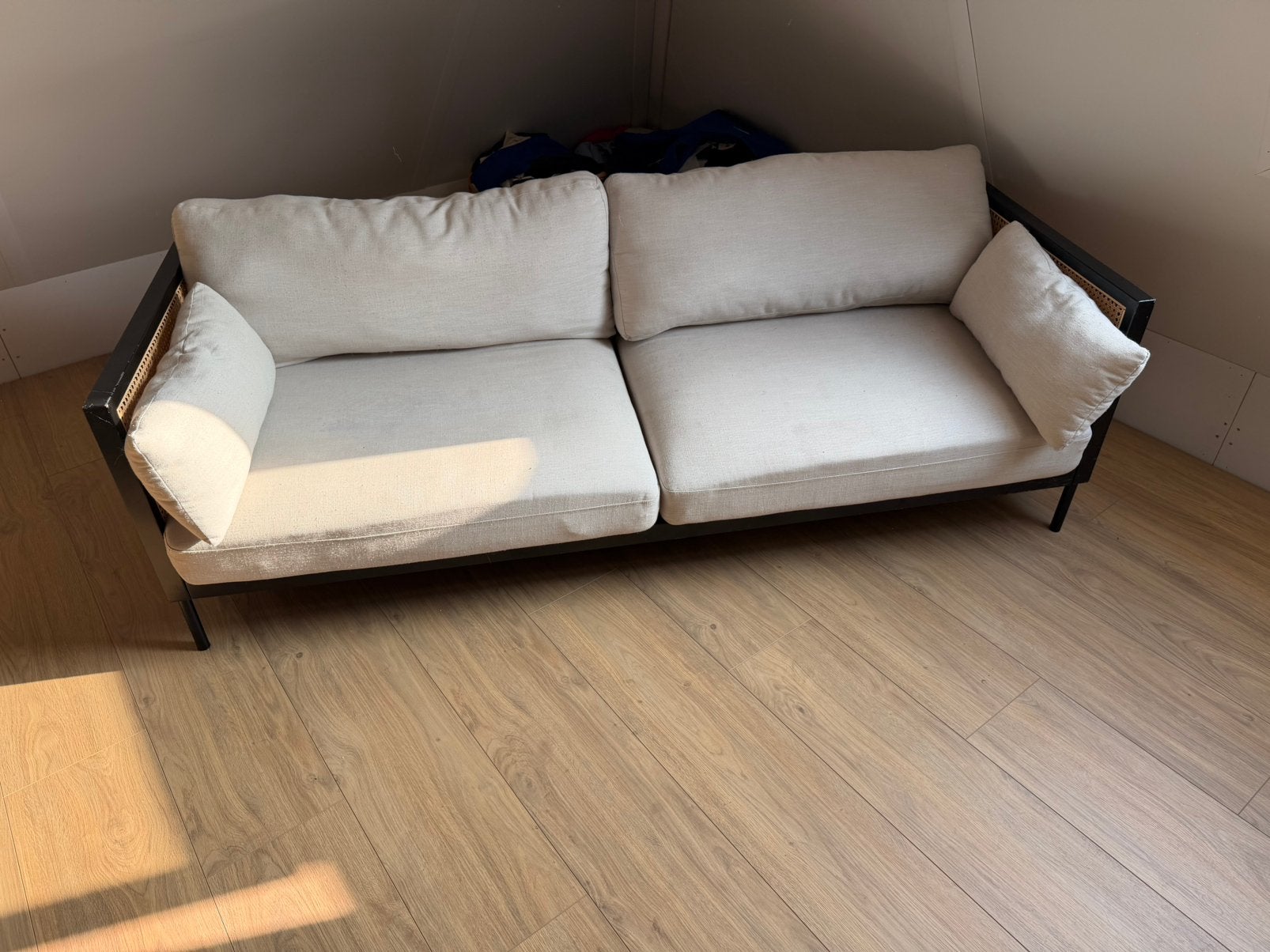 Rotan bank, Ophalen, Zo goed als nieuw, 75 tot 100 cm, Minder dan 150 cm