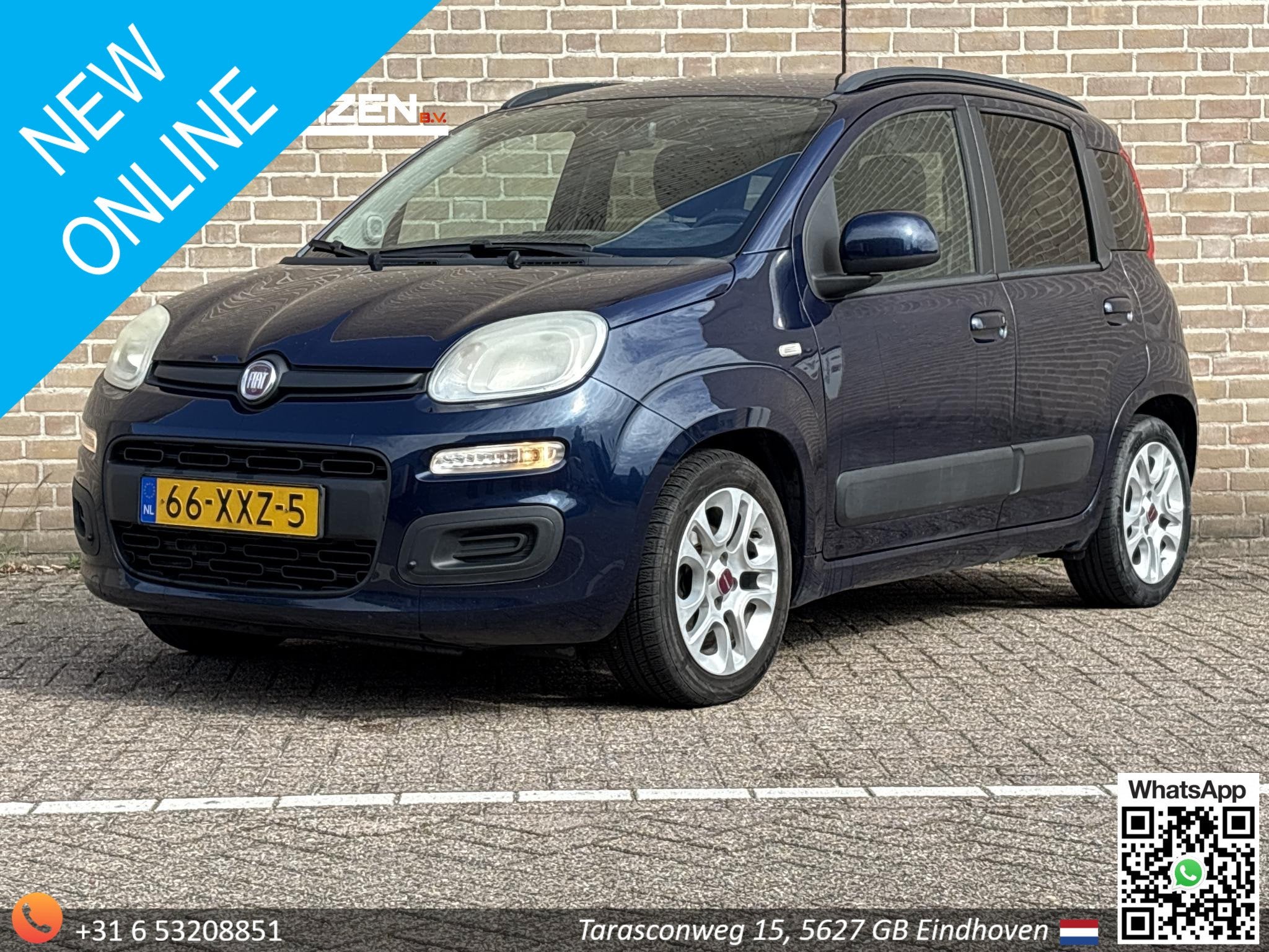 Fiat Panda 0.9 TwinAir Lounge | Climate | PDC | Trekhaak | A, Auto's, Voorwielaandrijving, Euro 5, Zwart, Panda