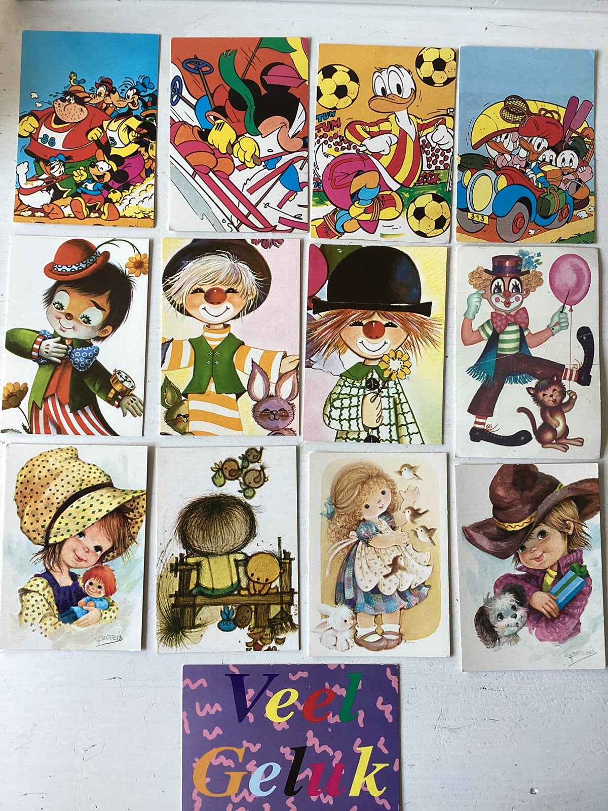 Partijtje kaartjes (Beloningskaartjes/De Stulp), Verzenden, Zo goed als nieuw, Meerdere plaatjes
