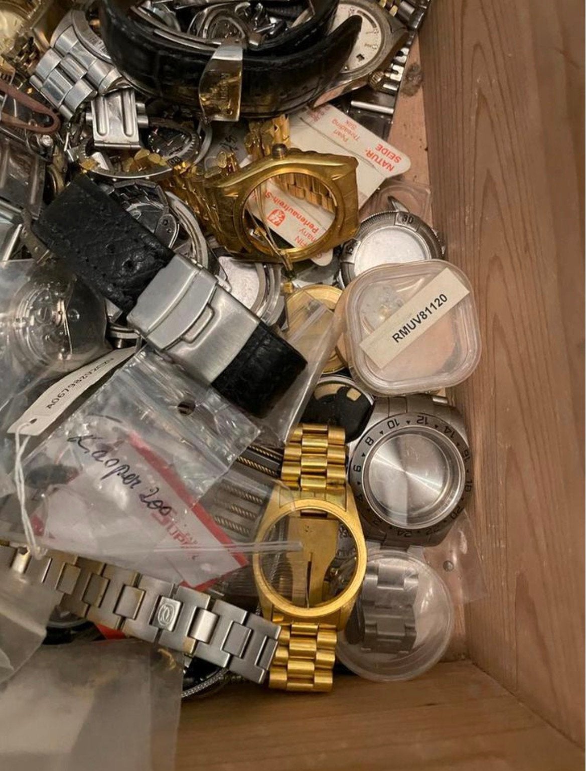Rolex,Cartier,Patek onderdelen gezocht, Ophalen of Verzenden, Zo goed als nieuw, Staal, Rolex