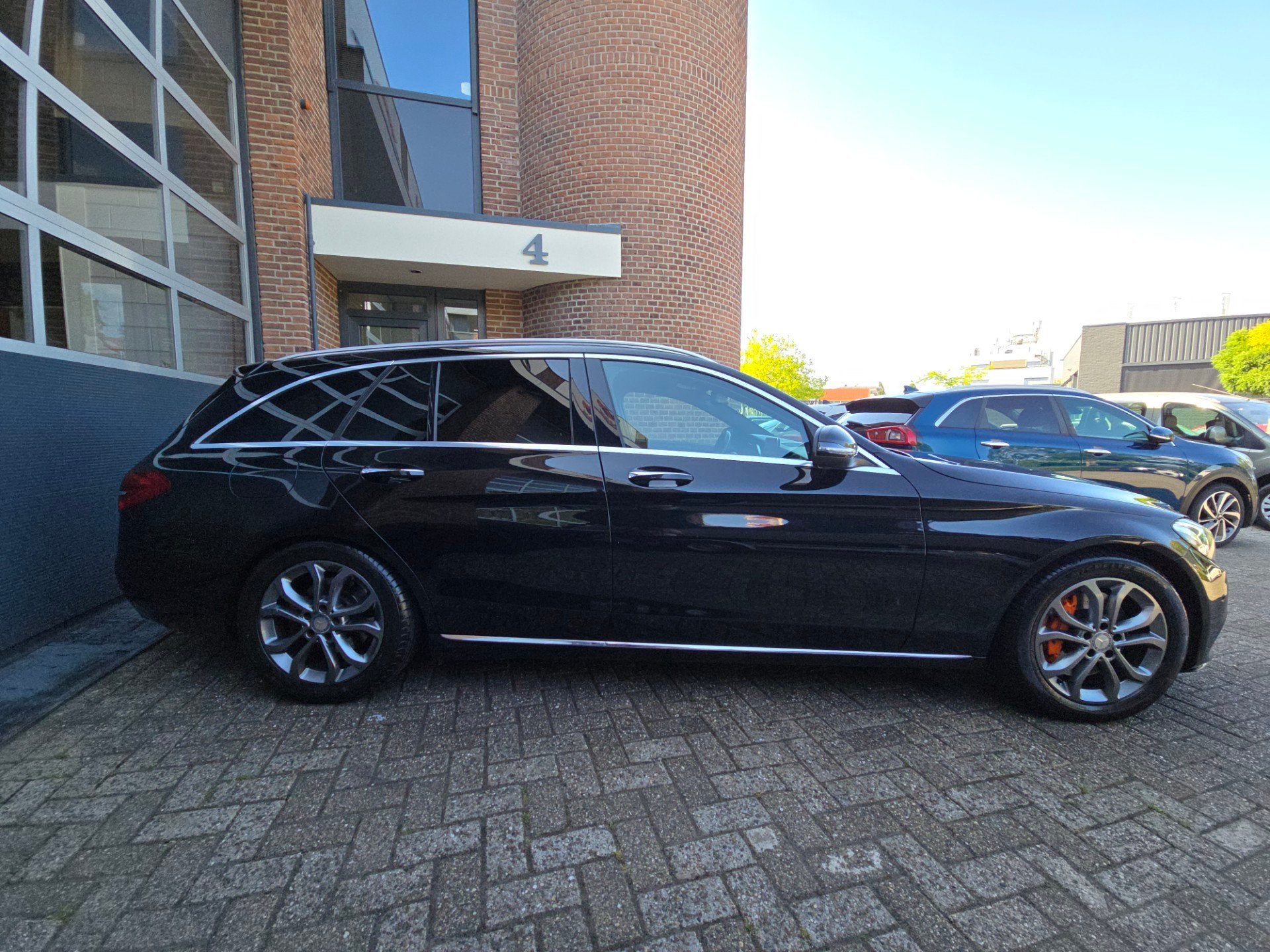 Mercedes-Benz C-klasse Estate 350 e Lease Edition Nap |Leer, Automaat, Gebruikt, Euro 6, Zwart