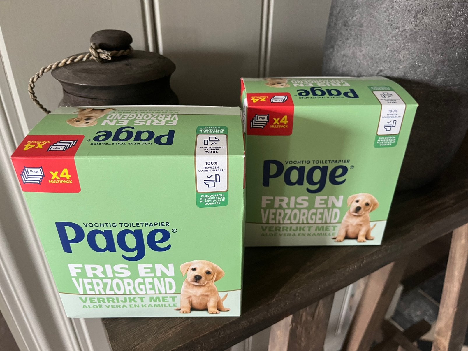 Page Vochtig Toiletpapier met Aloe Vera (304 vellen), Huis en Inrichting, Schoonmaakartikelen, Overige typen, Ophalen of Verzenden