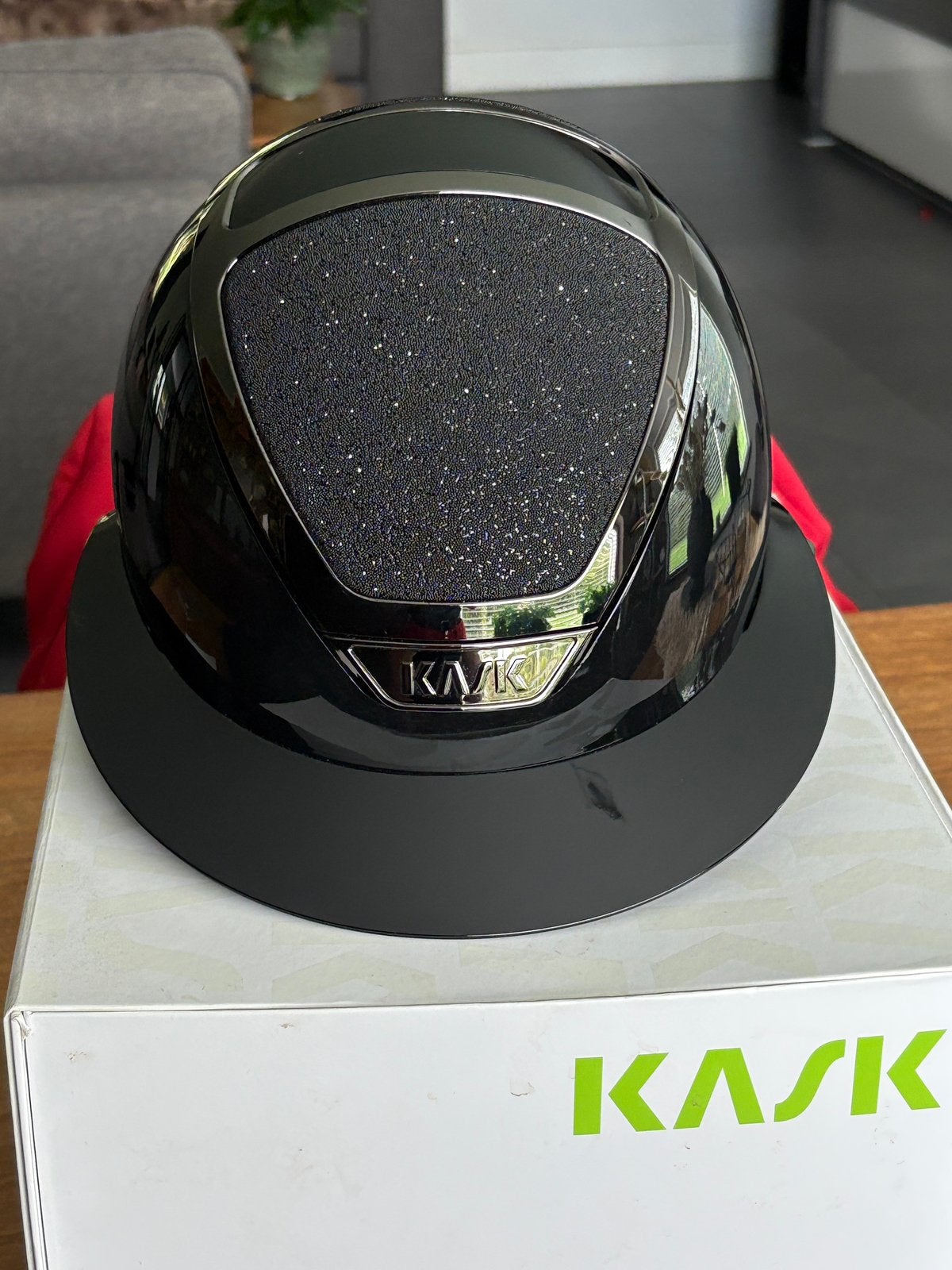 Kask pure shine black crystals carpet, Dieren en Toebehoren, Ophalen, Nieuw, Overige disciplines