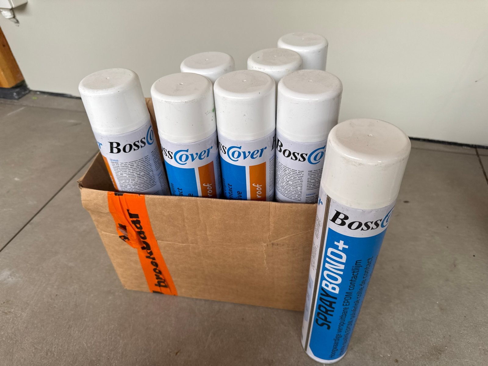 BossCover Spraybond+ en Herta contactlijm, Ophalen of Verzenden, Zo goed als nieuw, Overige typen