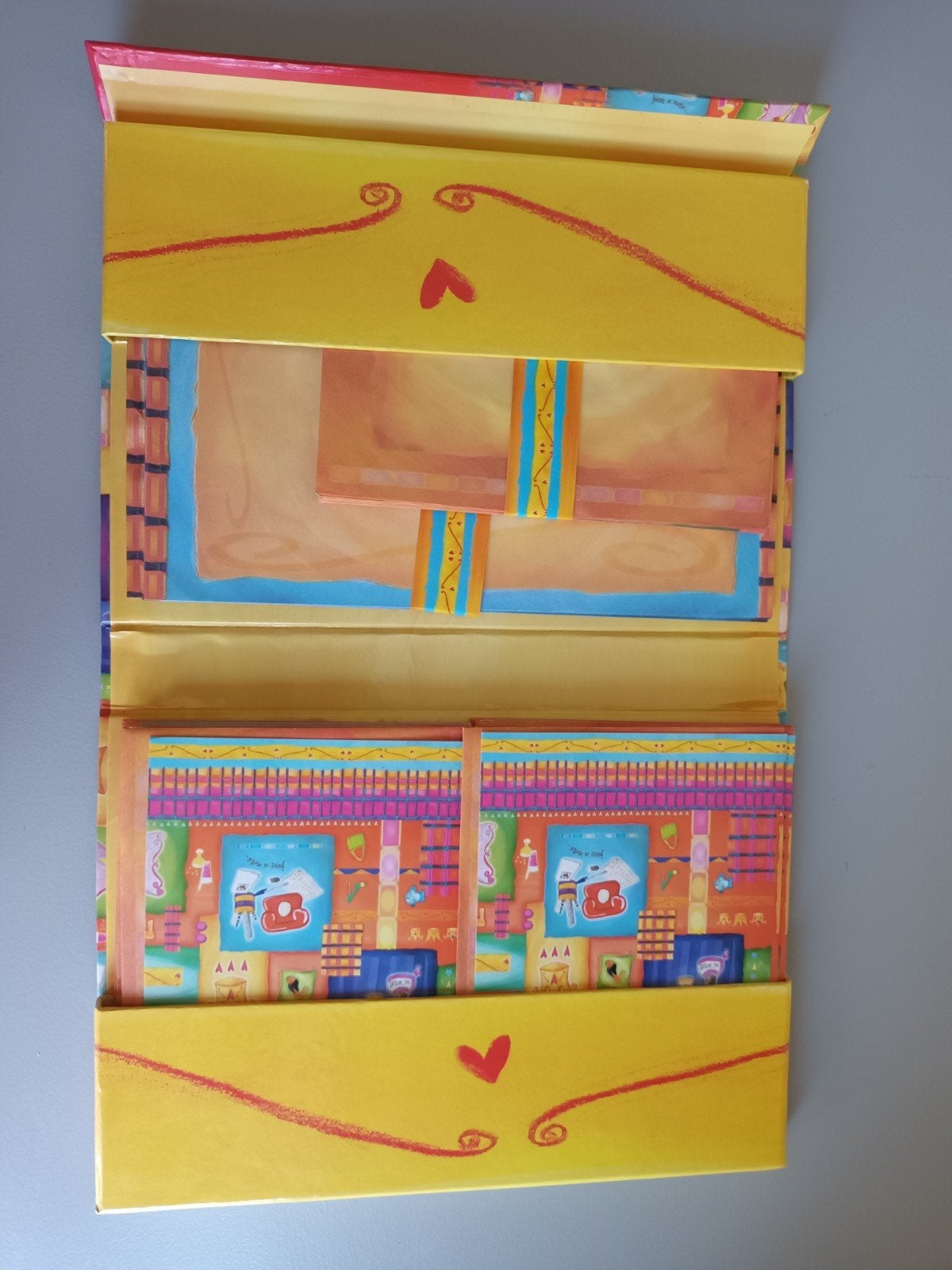 Houder met briefpapier enveloppen wenskaarten meisje meisjes, Ophalen of Verzenden, Zo goed als nieuw