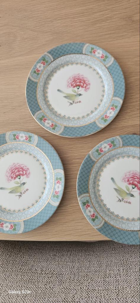 Pip Studio gebaksbordjes - set van 3, Huis en Inrichting, Keuken | Servies, Ophalen of Verzenden, Zo goed als nieuw, Bord(en)
