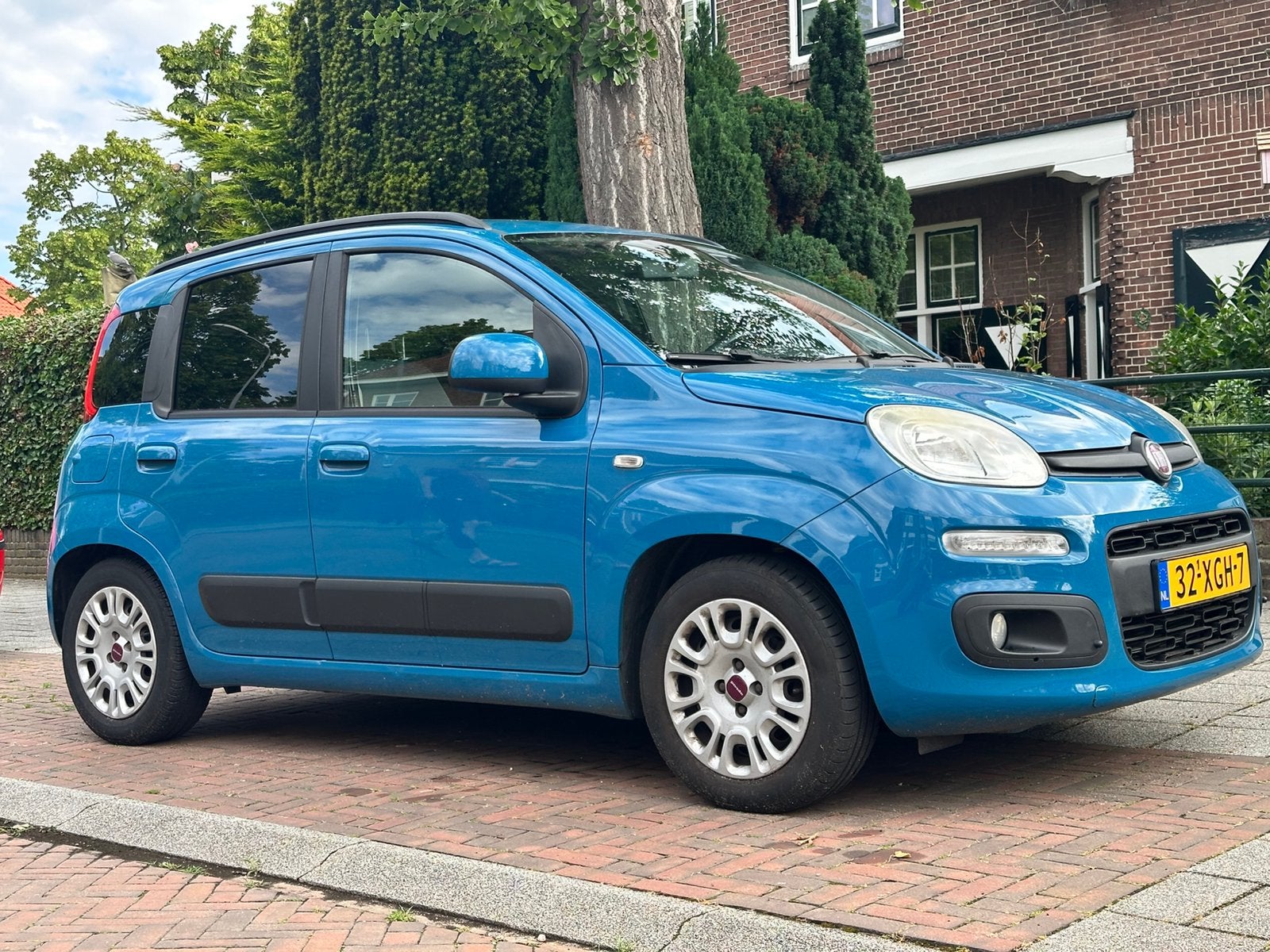Fiat Panda Twinair 85  bj 2012 Blauw, Airco, Voorwielaandrijving, 40 €/maand, Panda, Origineel Nederlands
