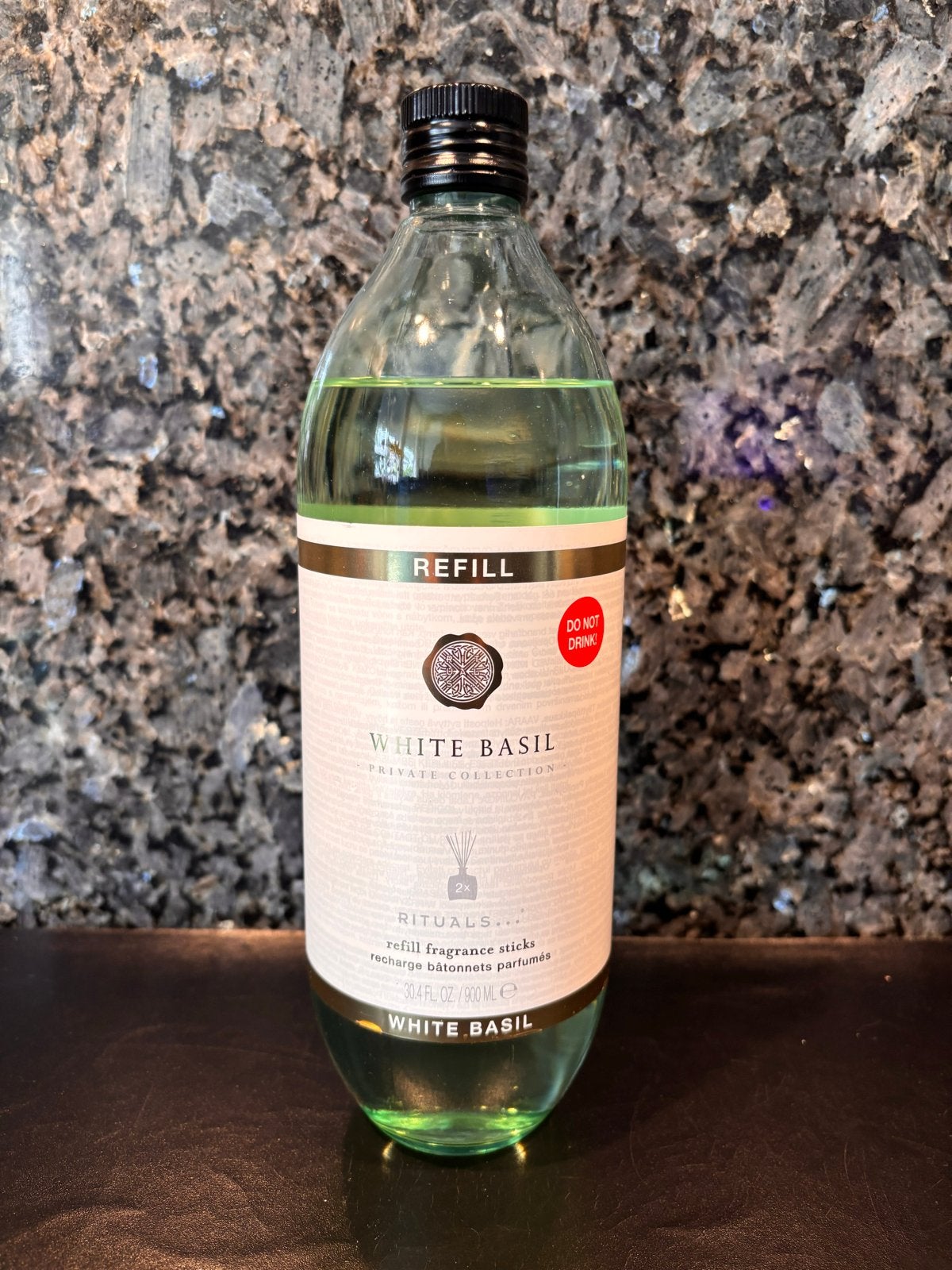 Rituals White Basil Navulling Geurstokjes 900ml, Huis en Inrichting, Ophalen of Verzenden, Nieuw, Wit