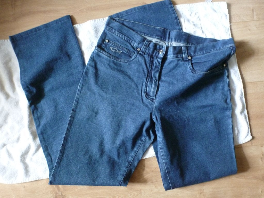 2=1 PAUL & SHARK broek 2x JEANS + BLAUW 42  - GRATIS zend, Watersport en Boten, Watersportkleding, Verzenden, Nieuw, Dame, Overige typen