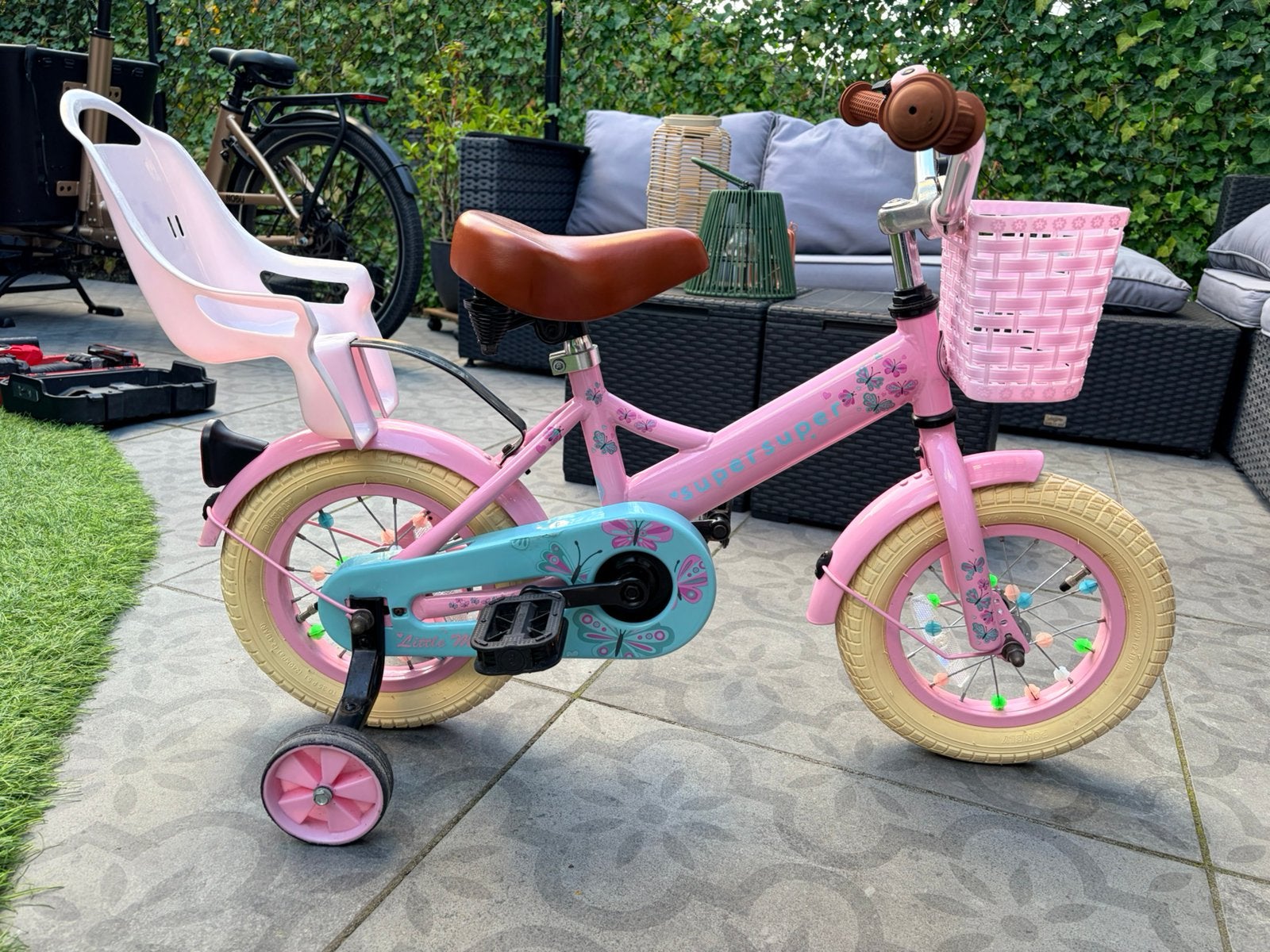 Meisjesfiets 12inch, Ophalen, Zo goed als nieuw, Minder dan 16 inch