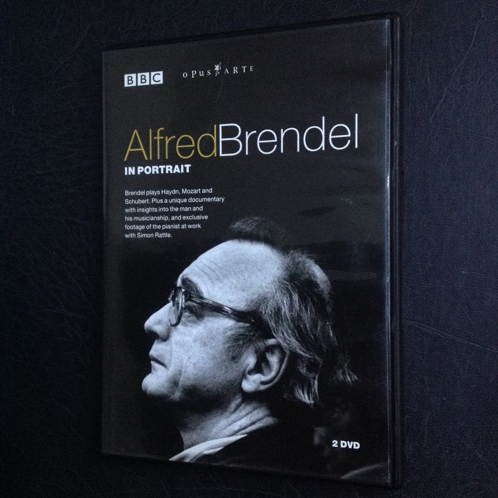 Alfred Brendel in Portrait Simon Rattle 2 Double Sided DVDs, Vanaf 12 jaar, Ophalen of Verzenden, Gebruikt, Engels