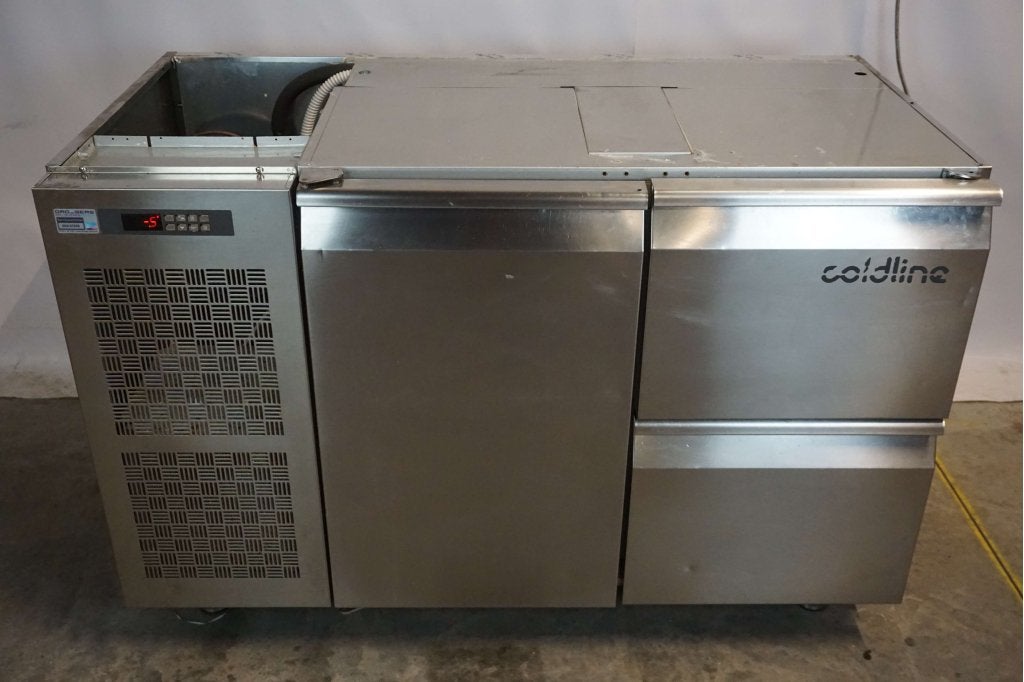 Horeca Coldline koelwerkbank koeling 2 lades en 1 deur