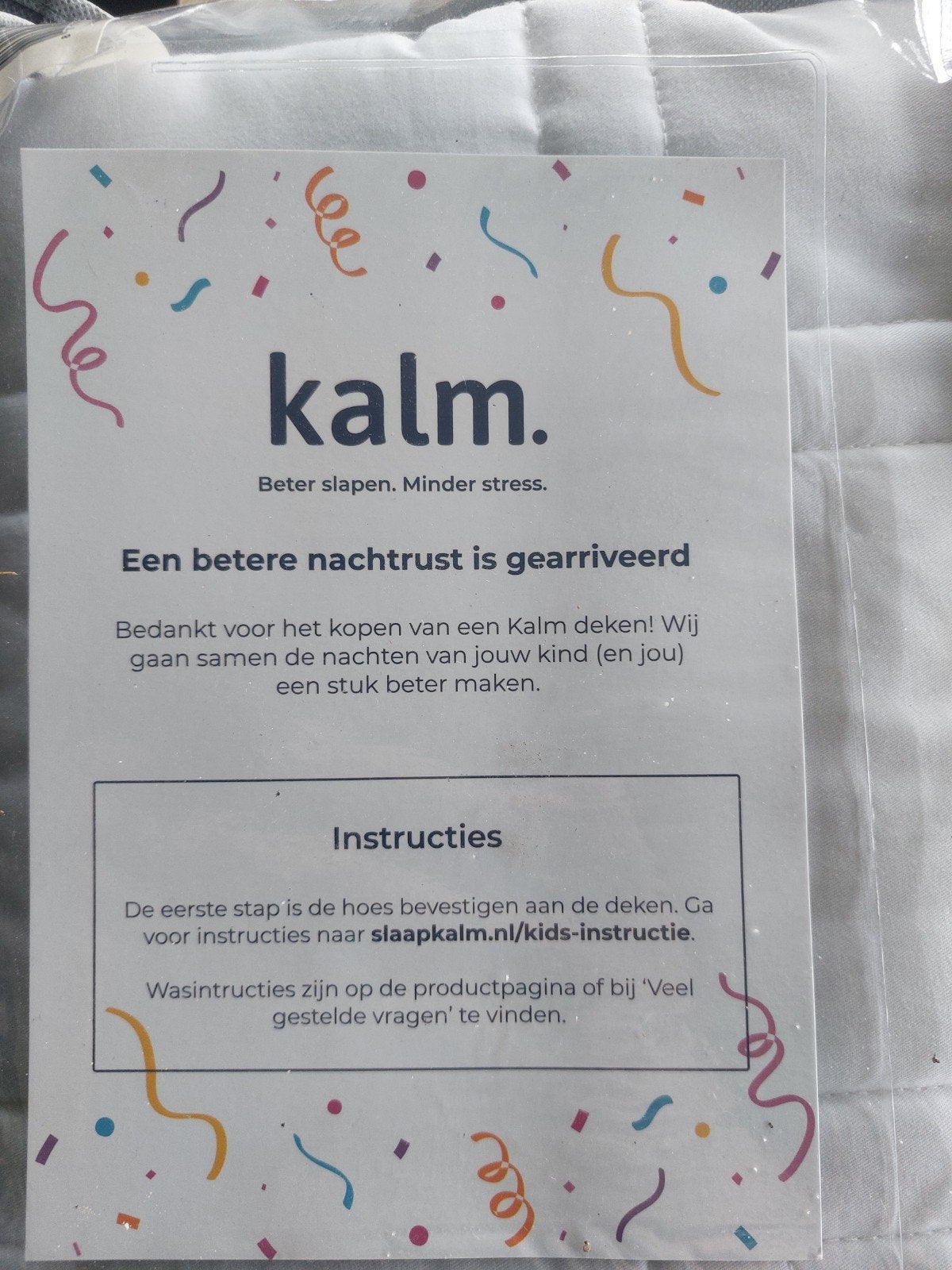 kalm verzwaringsdeken 3x, Ophalen of Verzenden, Nieuw, Minder dan 70 cm, Slaapzak