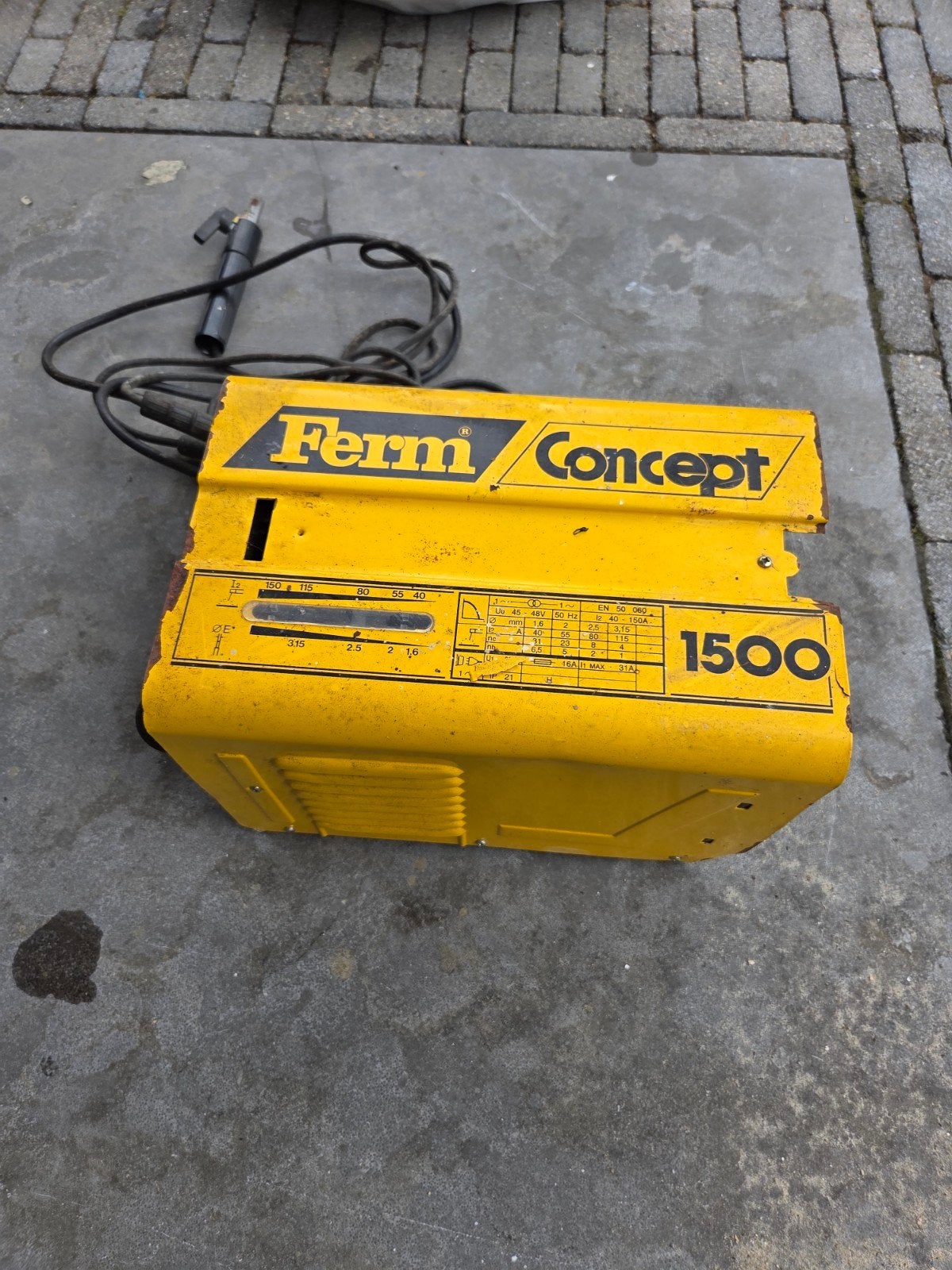 Mobile lasapparaat., Ophalen of Verzenden, Minder dan 150 ampère, Elektroden