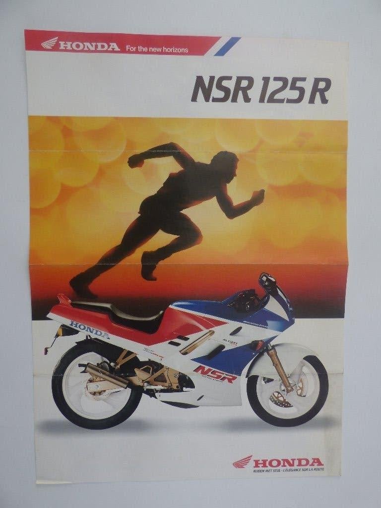 HONDA NSR 125R MINI POSTER 1990, Motoren, Ophalen of Verzenden, Honda