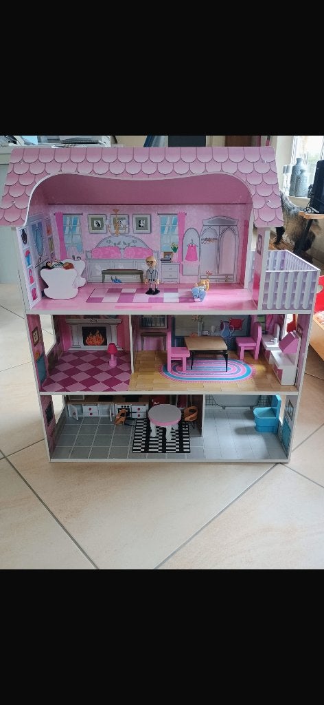 Poppenhuis, Kinderen en Baby's, Speelgoed | Poppenhuizen, Ophalen, Gebruikt, Poppenhuis