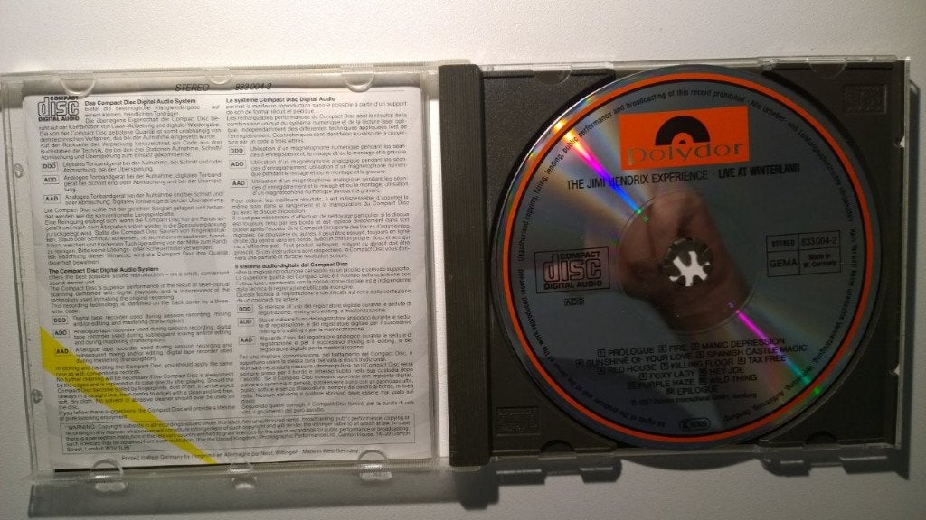 The Jimi Hendrix Experience - Live At Winterland, Ophalen of Verzenden, Zo goed als nieuw, Poprock, Album