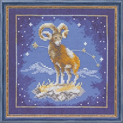 Borduurpakket Horoscoop steenbok 34632, Geen, Geen, Nieuw, Ophalen of Verzenden