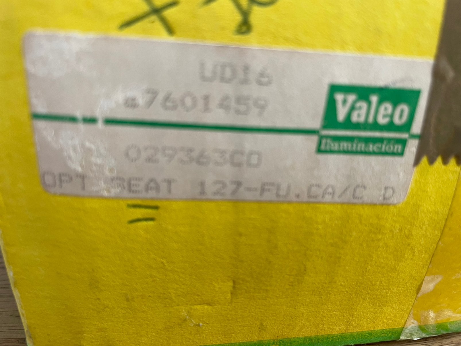 Fiat 127 (82-83) Serie 3 Valeo koplamp.  Seat Fura I (81-83), Ophalen, Nvt, Nvt, Nvt