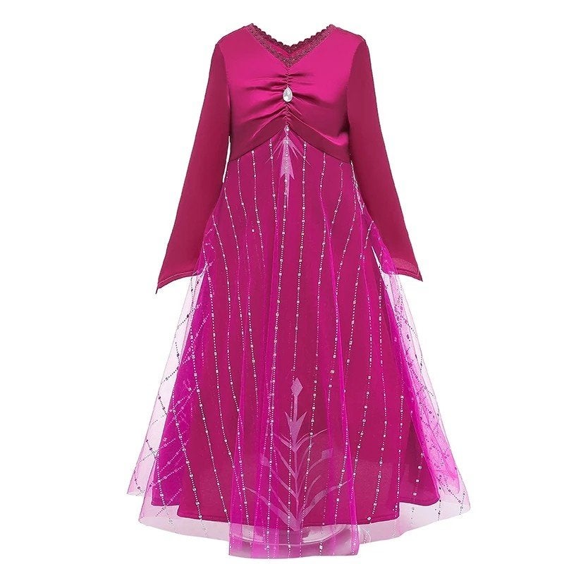 Prachtige roze prinsessenjurk voor meisjes, Ophalen of Verzenden, Nieuw, 110 t/m 116, Meisje