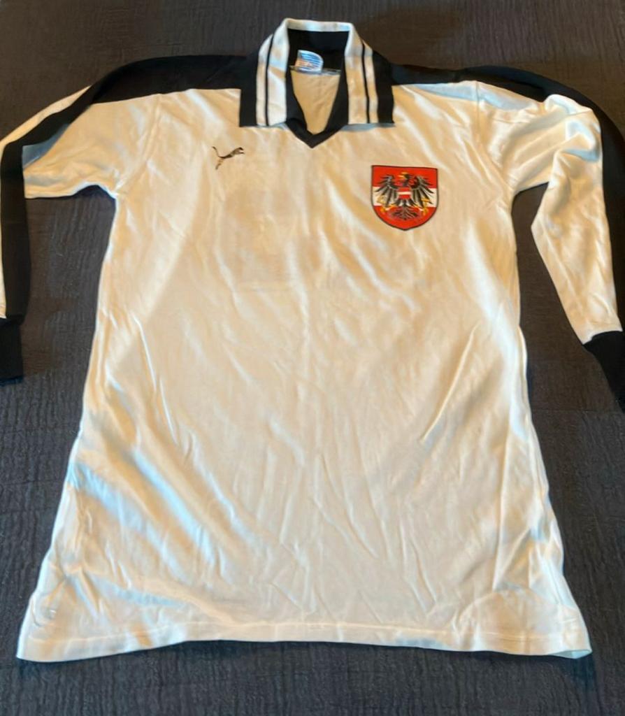 Wedstrijd gedragen shirt Oostenrijk, Maat L, Ophalen, Gebruikt, Shirt