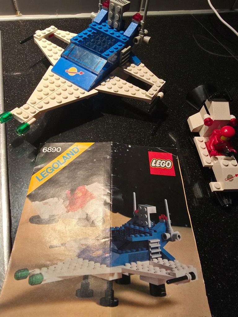 Lego space 6890 compleet, Kinderen en Baby's, Speelgoed | Duplo en Lego, Gebruikt, Lego, Ophalen of Verzenden, Complete set