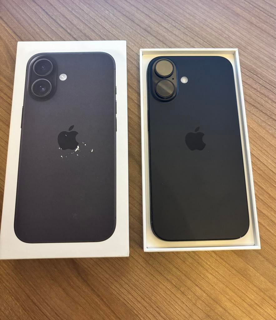 Apple Iphone 16 - 128gb - black - 96%, 128 GB, Zwart, IPhone 16, Ophalen of Verzenden