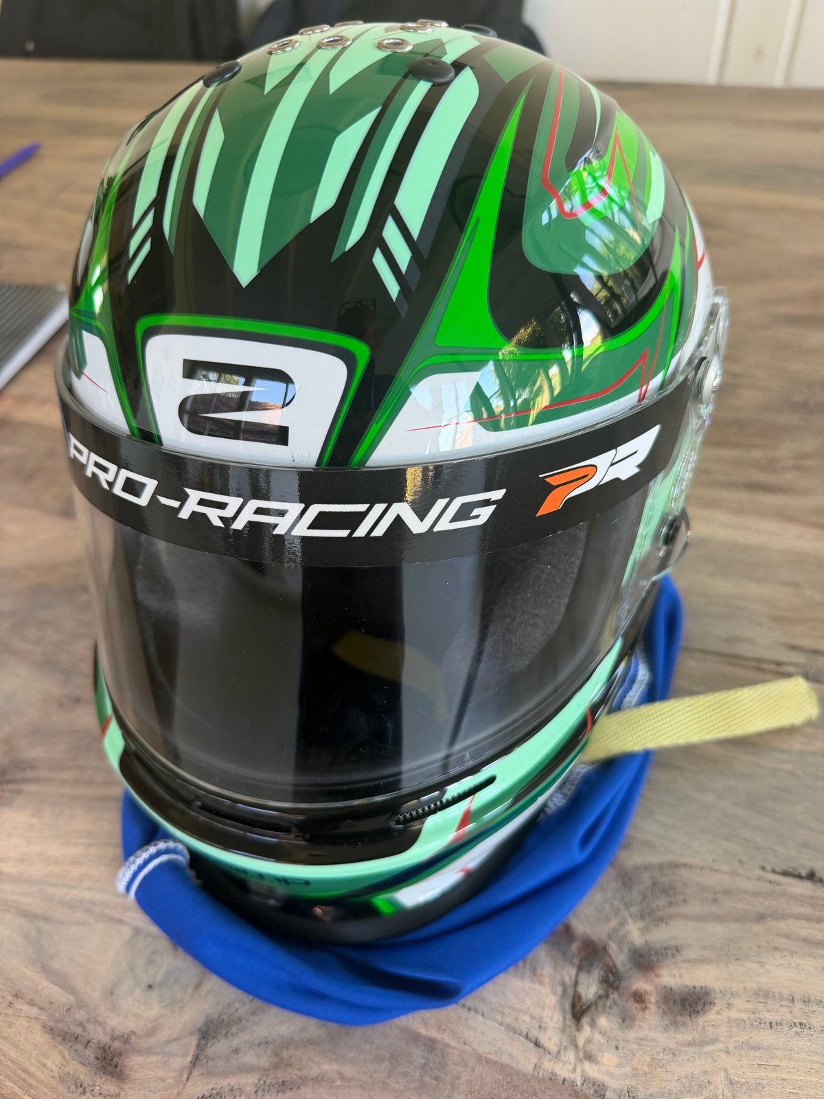 Zamp RZ-42Y Youth racehelm - Maat S (56cm), Sport en Fitness, Karting, Ophalen of Verzenden, Gebruikt, Kart