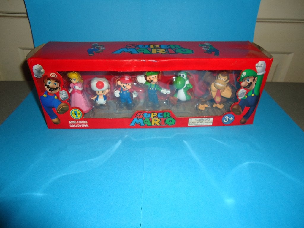 super mario a poppetjes figuren, Verzamelen, Ophalen, Gebruikt