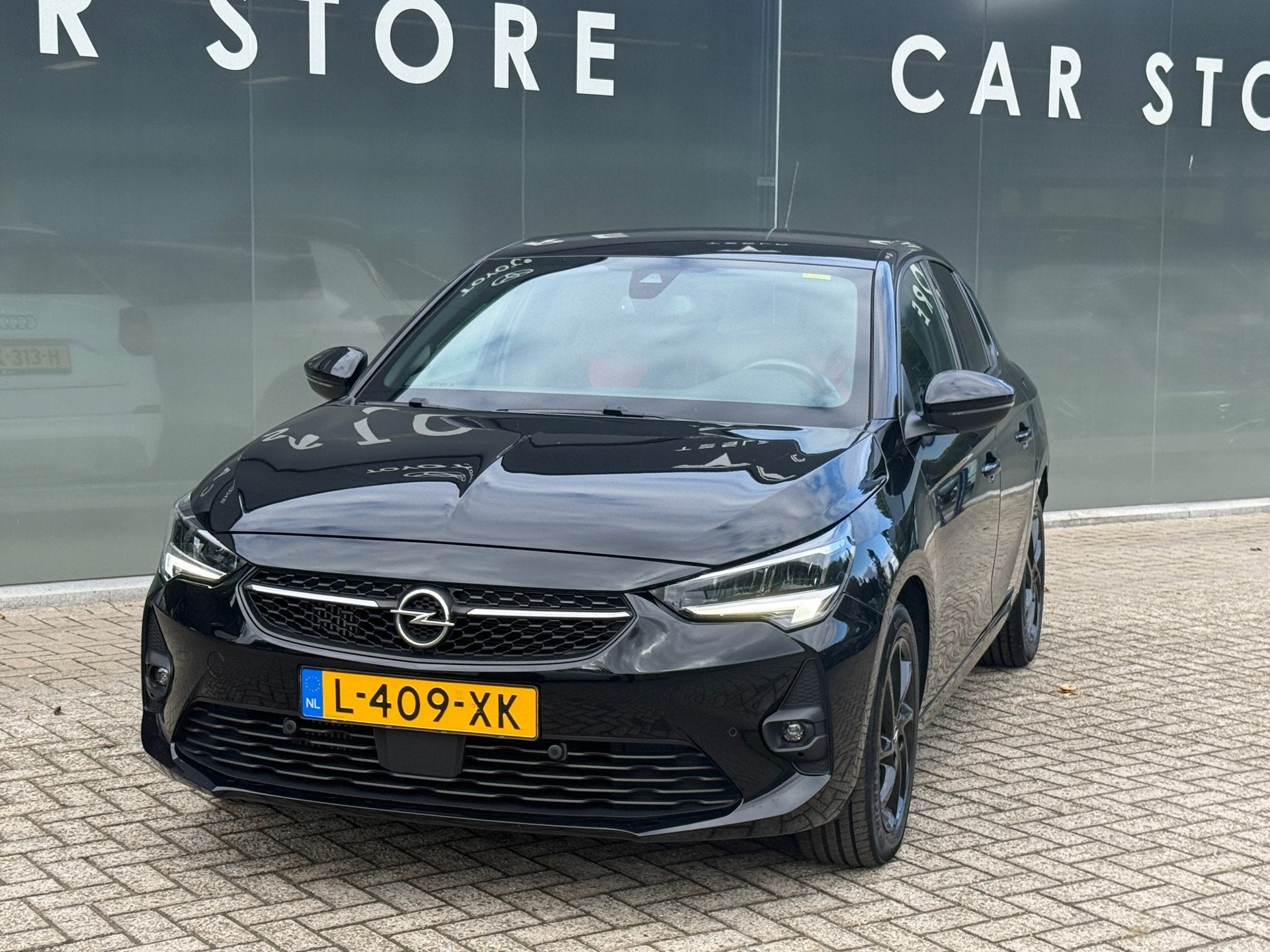Opel Corsa 1.2 GS Line Automaat Black Edit Navi|Camera|Carpl, Dealer onderhouden, Gebruikt, Origineel Nederlands, 3 cilinders