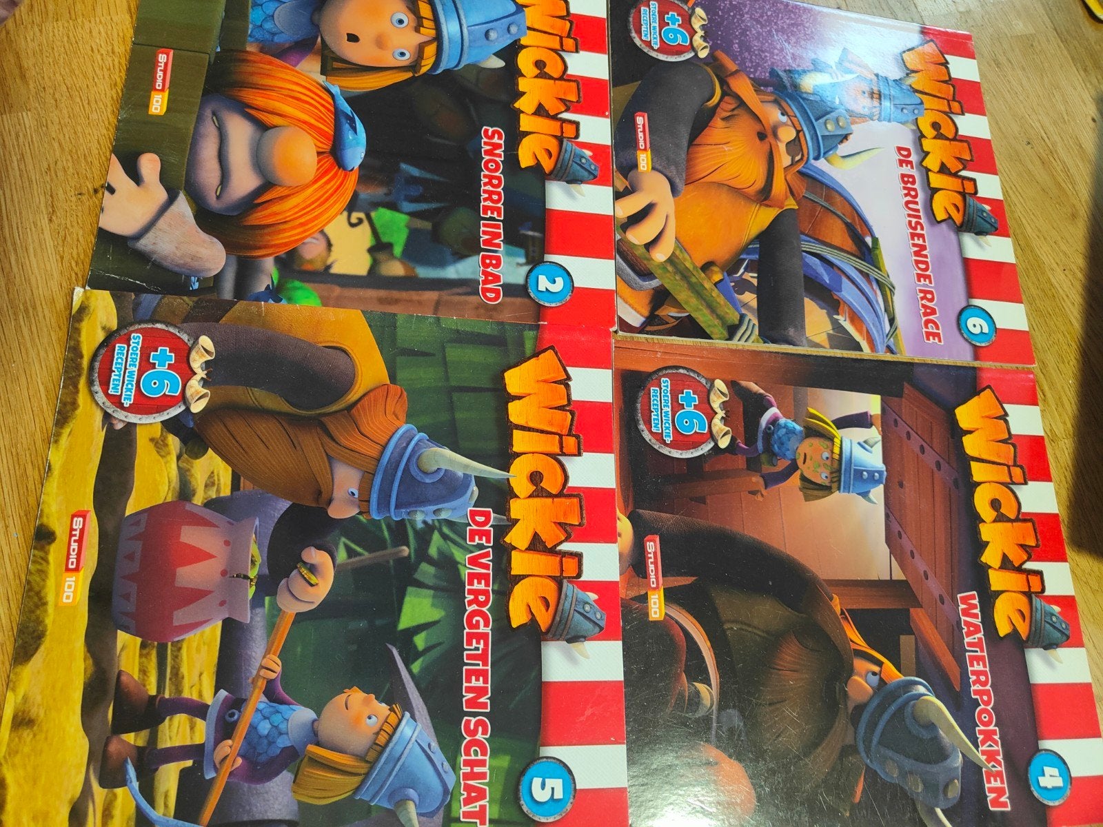 Wickie de Viking boeken - set van 4, Boeken, Ophalen of Verzenden, Zo goed als nieuw