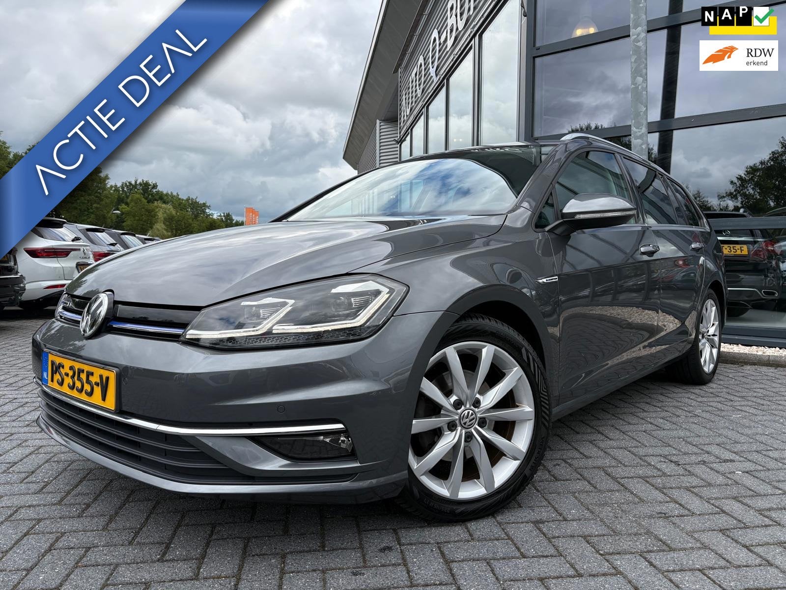 Volkswagen Golf Variant 1.5 TSI Highline | DSG Automaat | Vi, Auto's, Automatische klimaatregeling, 4 cilinders, Origineel Nederlands