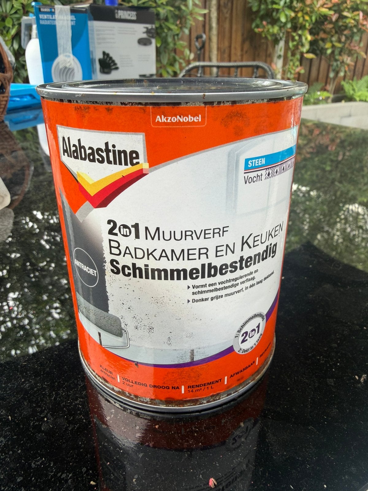 Verf badkamer Antreciet 1 liter tegen schinmelbestending, Ophalen