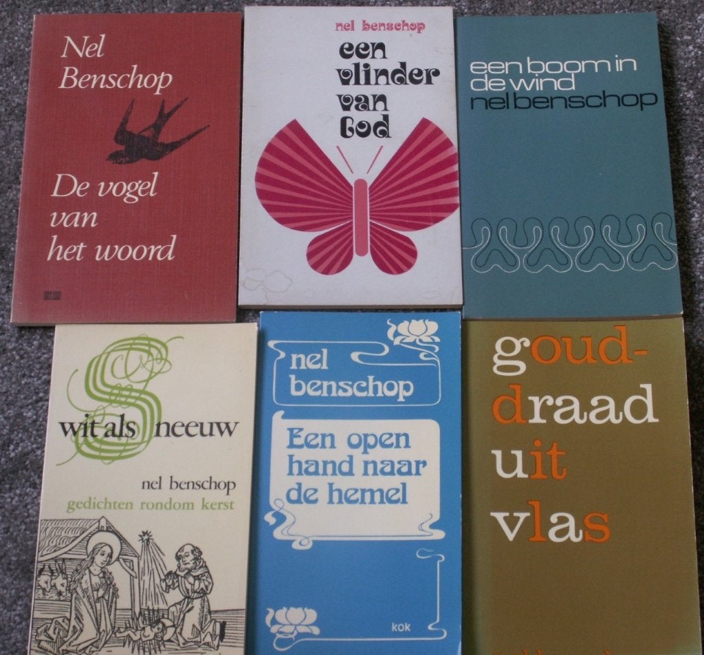 6 gedichtenbundels van Nel Benschop, Ophalen of Verzenden, Zo goed als nieuw